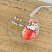 ACRYLIC CHRISTMAS ORNAMENTS