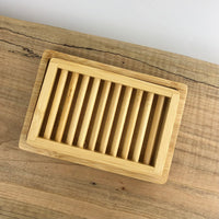 BAMBOO SOAP DISH DUAL LAYER