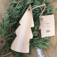 CEDAR TREE ORNAMENT BY TIMBER X PINE