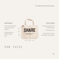 SHARE TOTE