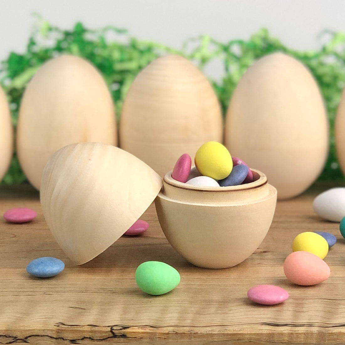 Hollow Wooden Egg