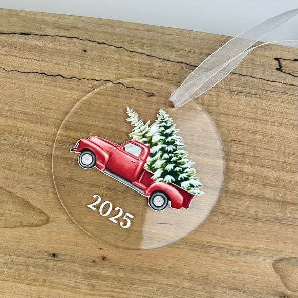 ACRYLIC CHRISTMAS ORNAMENTS