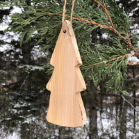 CEDAR TREE ORNAMENT BY TIMBER X PINE