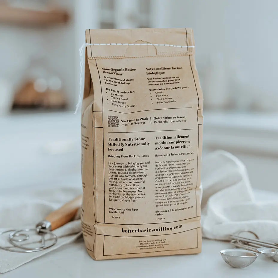 STONE MILLED ORGANIC BREAD FLOUR