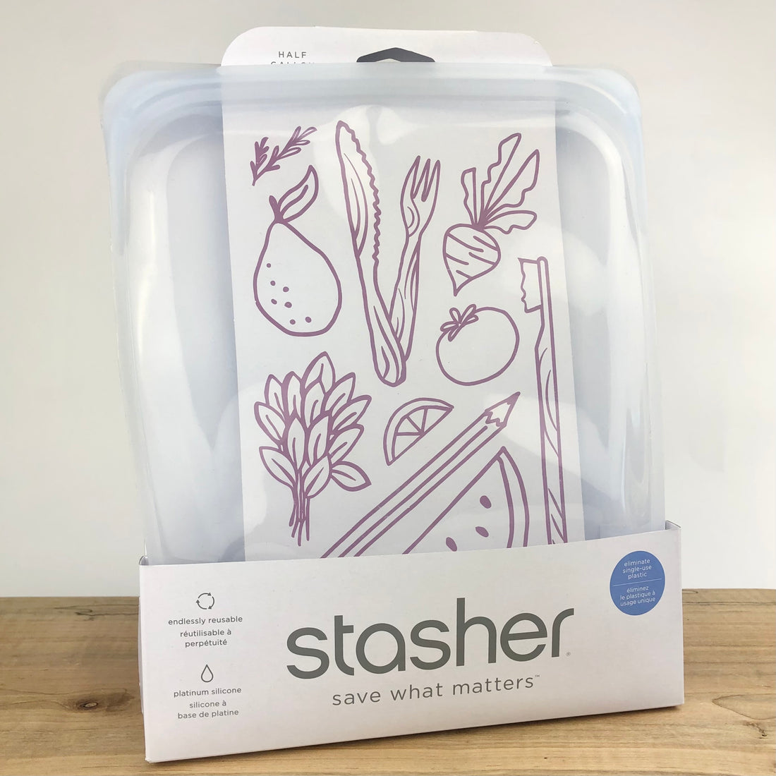 STASHER 1/2 GALLON BAG - Main Image