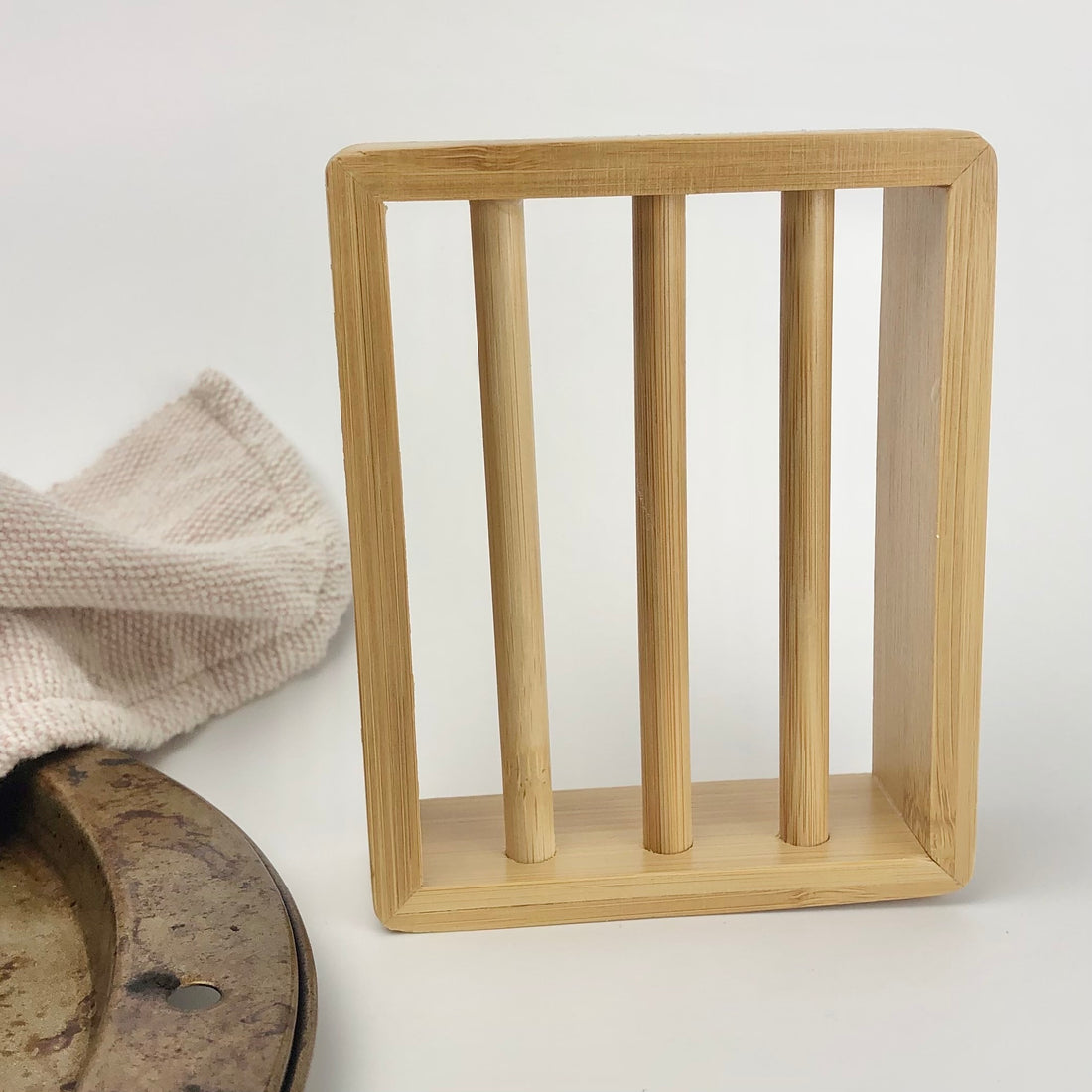 WOOD SOAP DISH